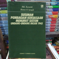 Image of Susunan Pembagian Kekuasaan Menurut Sistem Undang-Undang Dasar 1945