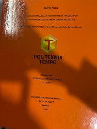 Image of PENULISAN NASKAH PADA PRODUKSI SERIES TREEVOLUTION SEBAGAI MEDIA EDUKASI KREDIT KARBON PADA GEN-Z