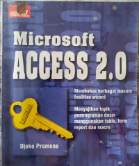 Image of Microsoft Access 2.0