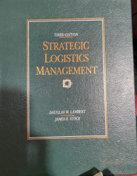 Image of Strategic Logistic Management Third Edition