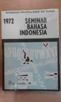 Image of Seminar Bahasa Indonesia 1972