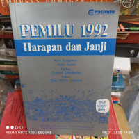 Image of Pemilu 1992 : Harapan Dan Janji