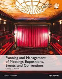 Image of Planning and Management of Meetings, Expositions, Events, and Conventions
