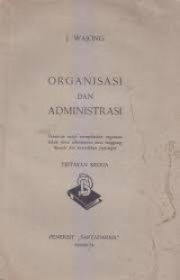 Image of Organisasi dan Administrasi