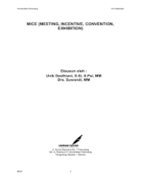 Image of MICE (Meeting, Incentive, Convention, Exhibition)