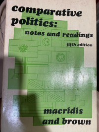 Image of Comparative Politics: Notes and Readings Fifth Edition