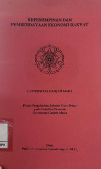 Image of Kepempiminan dan Pemberdayaan Ekonomi Rakyat