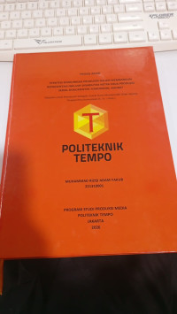 Image of Strategi Komunikasi Prosedur Dalam Membangun Representasi Inklusif Disabilitas Netra Pada Produksi Serial Dokumenter Tomorrow, Maybe?