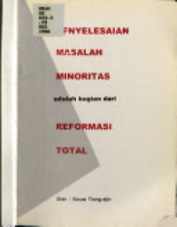 Image of penyelesaian masalah minoritas adalah bagian dari reformasi total