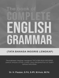 Image of The book of COMPLETE ENGLISH GRAMMAR