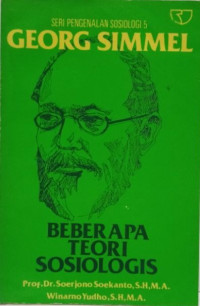 Image of Seri Pengenalan Sosiologi 5 : Georg Simmel Beberapa Teori Sosiologis