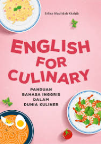 Image of english for culinary