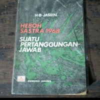 Image of Heboh Sastra 1968 : Suatu Pertanggungan jawab