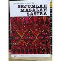 Image of Sejumlah Masalah Sastra