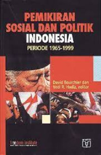 Image of Pemikiran Sosial dan Politik Indonesia Periode 1965-1999