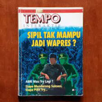 Image of Sipil Tak Mampu Jadi Wapres